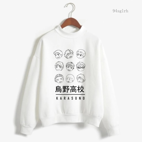 Oya Haikyuu Hoodie Herr Harajuku Casual Streetwear Sweatshirt Kawaii Karasuno Fly High Graphic Pullover Unisex -tröjor Herr 11304 XXL