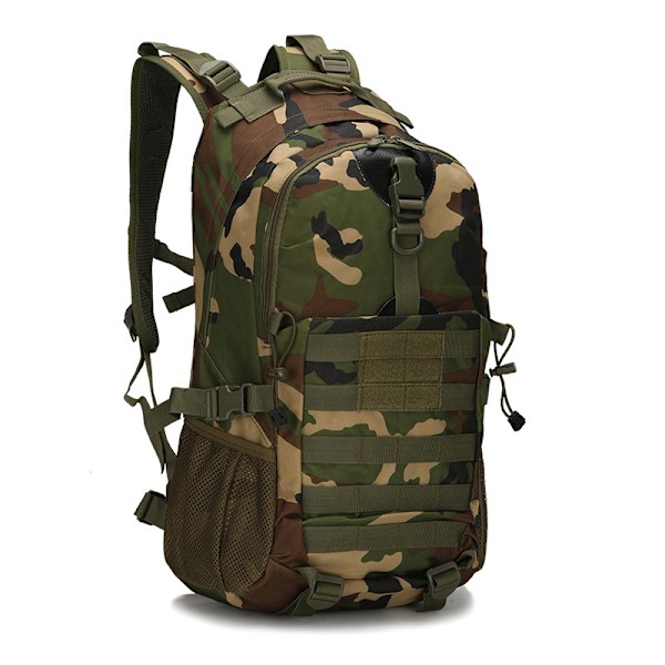 Udendørs rekreation sport camouflage taktisk rygsæk vandreture taske vægtbærende taske rejsefunktion bagage molle rygsæk Black