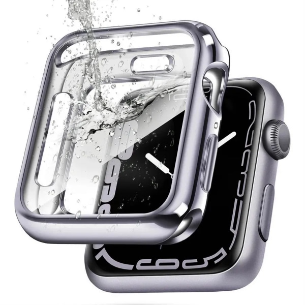 TPU- cover för apple watch case serie 9 8 7 6 5 4 3 SE 41mm 45mm 42-44mm-40mm skärmskydd Tillbehör till apple watch -band Space Gray 9 40mm series 654 Se