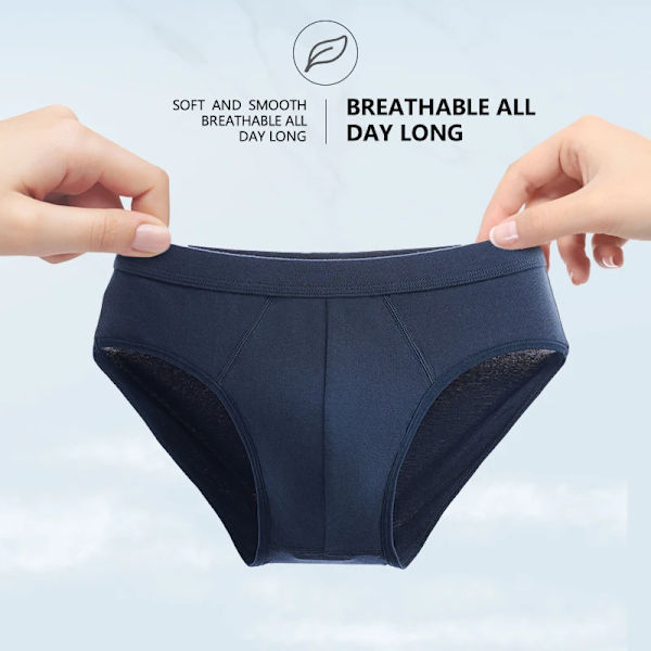 1St Mäns Briefs Män Sexiga Triangel Underkläder Herrbyxor Ren Färg Bomull Andningsbart Elastisk Lara Storlek Manliga Underkläder Black 2XL (66-72kg)
