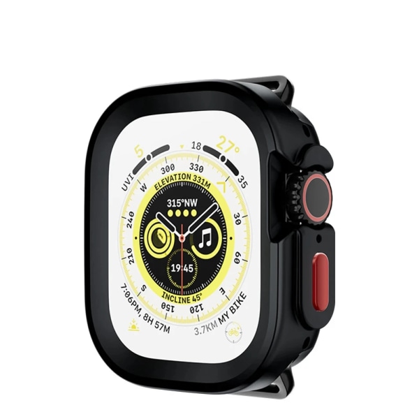 Fulltäckande case för Apple Watch Ultra 2 1 49 mm TPU-ram för Iwatch series 8 Skal Ramskydd Bumper Accessories Cover Matte Black For Ultra 49mm