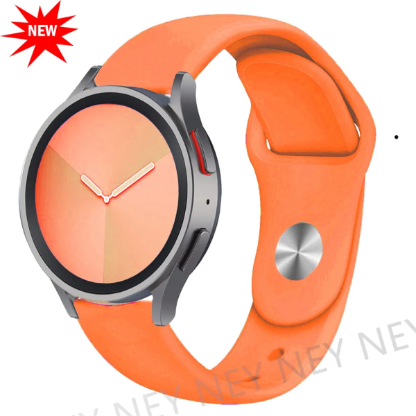 Silikonrem för Samsung Galaxy watch 4/5/5 pro/6 Classic/Active 2/Gear S3 armband 20mm 22mm band för Huawei GT 4/2/2e/3 pro PaPaya 39 22mm watch strap