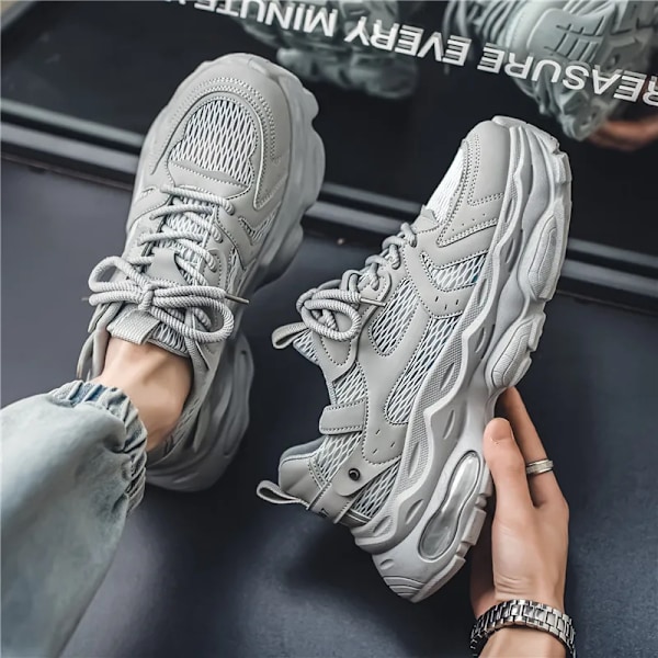 Billige Sko Clearance Gratis Fragt Sko Male Sneakers Sneakersy Super Copy Sko Sneakers Mens Tennis Offe Gratis Fragt Mænd Z-5-GRAY 42