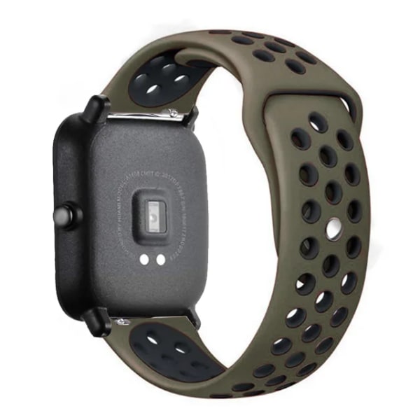 20mm/22mm silikonband för Amazfit GTS 4/3/2/2e/2 4 Mini GTR 4/2/3 Pro/47mm/stratos 3/2 Watch Armband correa Amazfit bip-rem Cargo Khaki 20mm watch band