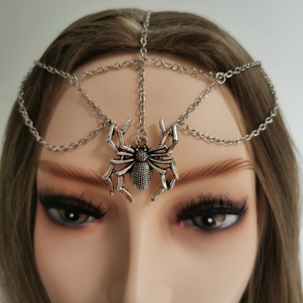 Brons Gotisk Bat Headpiece Steampunk Pentagram Bat Circlet Wiccan Huvudbonad Wicca Crown A11413