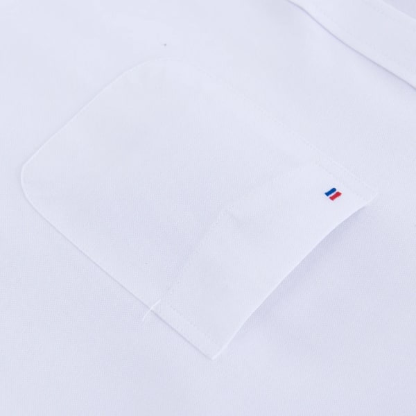 Snygg skjorta i bomullsblandning för män, formell ventilerande lapel Normal passform Långärmad skjorta med knapp för affärsaktiviteter 1006-17 41