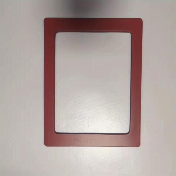 5 st, Magnetisk tavelram, kylskåpsmagnet, rymmer 17,78 cm foto eller bild, återanvändbar svart magnet kylskåp tavelram Red