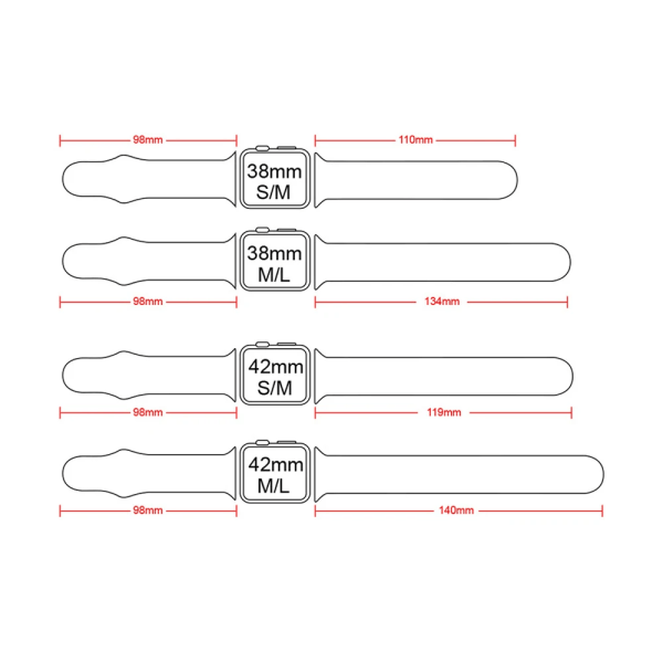 Silikonband för Apple Watch Series 3 4 5 6 SE 7 8 iWatch Armband 38mm 40mm 41mm 42mm 44mm 45mm 49mm Ultra Apple Watch Strap Cloudy grey 38mm-40mm-41mm M-L