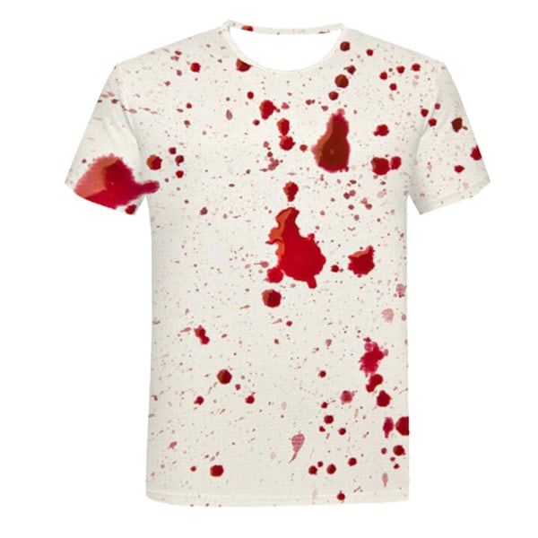 Sommer Halloween Gyser Blodige 3D Print T-Shirts Mænd Kvinder Kort Ærme T-Shirt Overdimensioneret Harajuku Y2k Te Toppe Børn Tøj ETF66F2024091SV 140