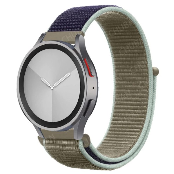 Nylon för Samsung Galaxy Watch 6/5/ pro/4/Classic/active 2 43-47-40-44mm 20mm/22mm sportarmband huawei gt 2/e/3 rem 46 Khaki 22mm watch band