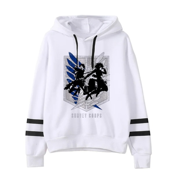 Rolig Shingeki No Kyojin Attack on Titan Cartoon Streetwear Hoodies Herr Cool japansk Anime Manga Sweatshirt Grafisk Hoody Man 33 M