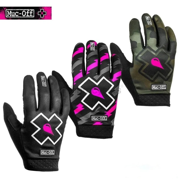 2021 Muc-Off Motocross Cykelhandskar Top Mountain Bike Mx Glove Motorcykel Bmx Handskar black L