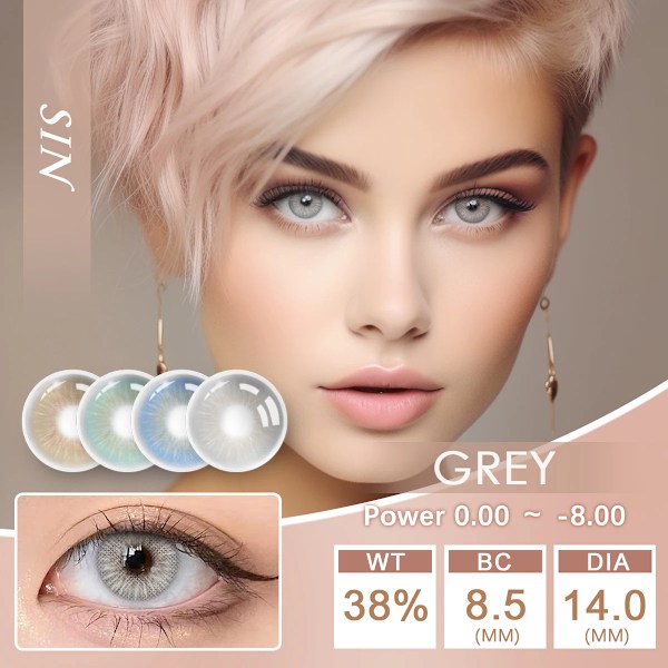 Visuashow Colorcon 1 Par Lins Snabb Frakt Grey -5.25