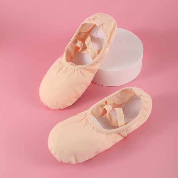Lätta och andningsbara balettdansskor för flickor - perfekta för barnyoga! Camel CN24(EU25.5)