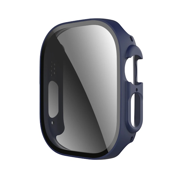 Anti-Spy-glas för Apple Watch Ultra 2 49 mm Fall 40 44 mm 45 mm Private HD skärmskydd Bumper Iwatch 9 8 7 Se 6 härdad film. Midnight Blue 44mm-Series 6 54 SE