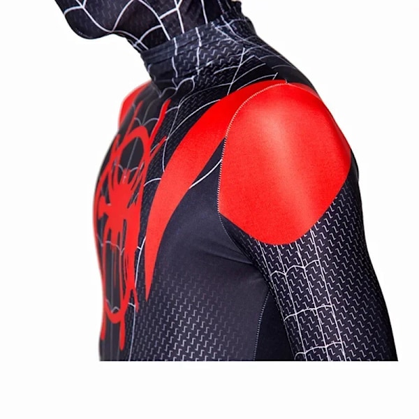 Barn Spindelmann Kostym Peter Parker Bodysuit Halloween Pojkar Flickor Spela Film Fan Cosplay Fantasy Kostyme 01 160