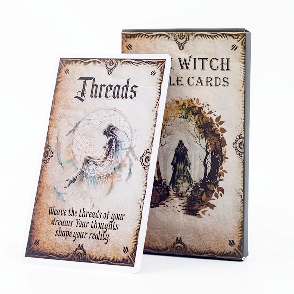 Wise Witch Oracle Cards 20 Kort 12*7Cm Spådom Skæbne Tarot Oracle Kort Fest Underholdning Brætspil TK45K