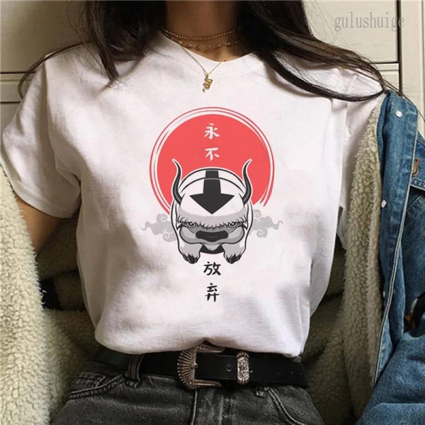 Avatar The Last Airbender Fire Nation Anime Cartoon T-shirt Unisex Summer Causel Harajuku Tshirt Ullzang T-shirt 90-tal Anime Tees 30329 XXL