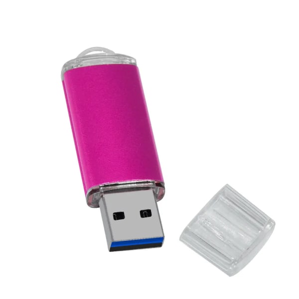 Ny USB 3.0 Pen Metal Drive 8GB USB High Capacity Flash Drive 64GB 128GB High Speed ​​Portable USB Memory Card Drive Drives Pink usb3.0 8GB