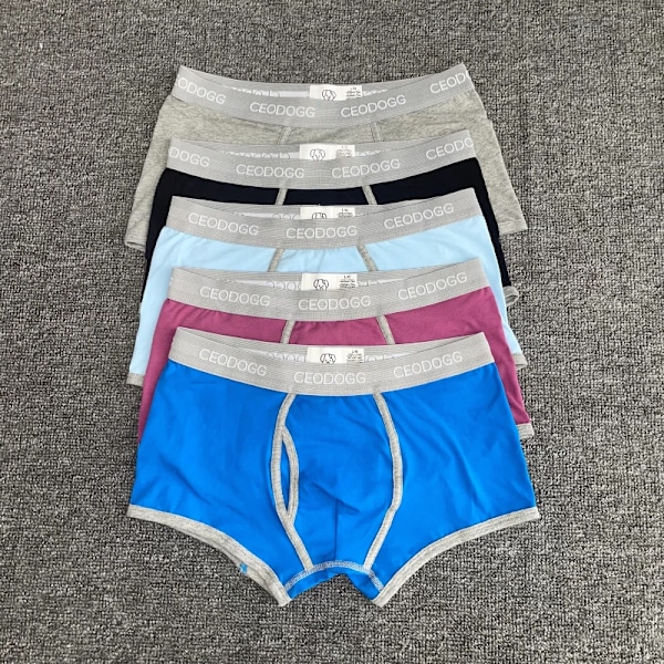 5 St/Lot Hot Sale Ceodogg 365 Män Manliga Underkläder Herr Boxer Underkläder Boxer Trunks Boxer Boxer Sho Sho Box Underkläder Sexiga Underkläder Män 5 pcs leave message L