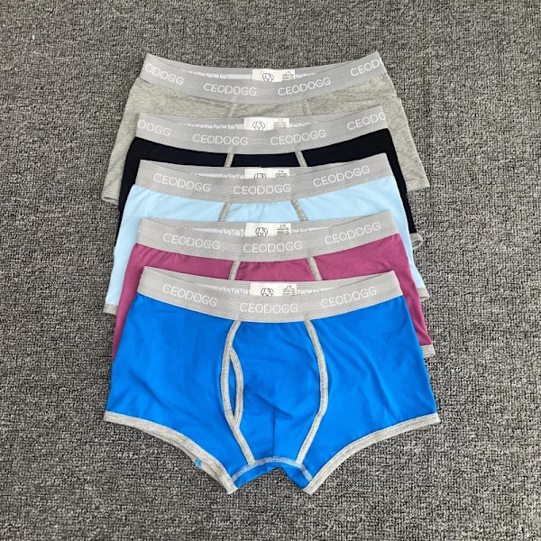 5 St/Lot Hot Sale Ceodogg 365 Män Manliga Underkläder Herr Boxer Underkläder Boxer Trunks Boxer Boxer Sho Sho Box Underkläder Sexiga Underkläder Män E XXXL