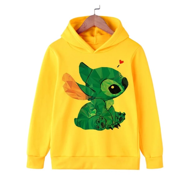 Rolig Y2K 90-tal tecknad Manga Anime Stitch Luvtröja Barnkläder Barn Flicka Pojke Lilo and Stitch Sweatshirt Hoody Baby Top 59009 160CM