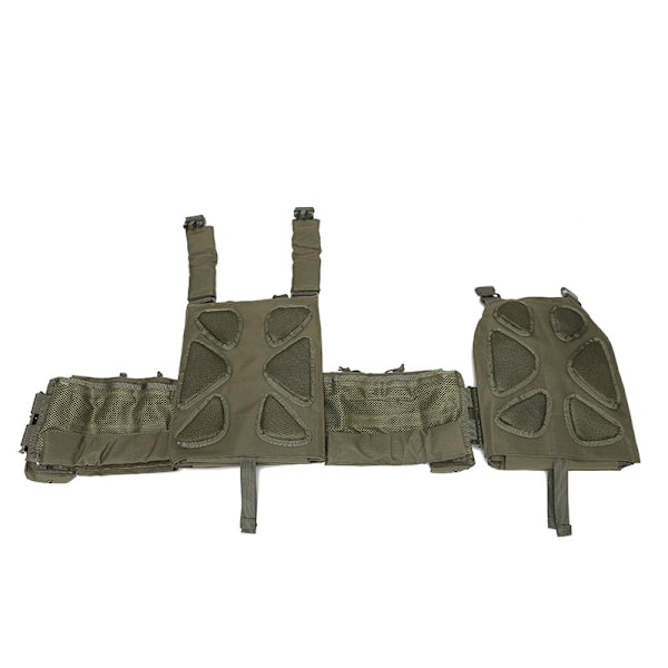 Ocali Outdoor Tactics Hurtigudløser Vest Ny Multifunktionel Molle Mark Beskyttende Veste Træningstøj Ruins Green Free Size