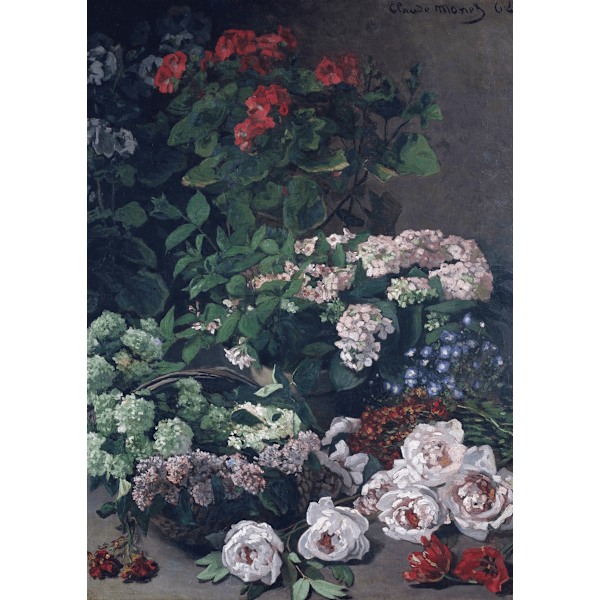 Monet Smukke Blomster Montessori 3D Træpuslespil Voksne Børn Uddannelsesmæssige Legetøj Læring Uddannelse Puslespil Legetøj Hjernepuslespil TT-CFang-1809-A5-C