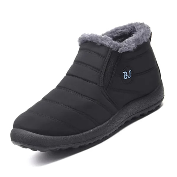 Damskor Stövletter Slip On Vinterstövlar Trendiga Vinterskor För Kvinnor Booties Korta Vattentäta Snö Pälsstövlar Ankel Bota Feminina 2024 M351 Women s Purple 41