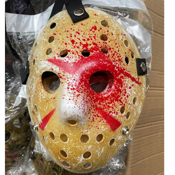 1 st/paket Halloween Mask Black Friday NR 13 Jason Voorhees Freddy Hockey Maskeraddräktmaskerader Full Face för Vuxen Fest Cosplay L