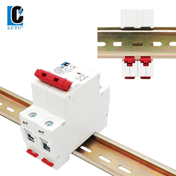 Dc Kretsarbrytare Solpaneler Överbelastningsskyddsväxel 500Vc63 6A/10A/16A/20A/25A/32A/40 A/50A/63A Din-Räls Automatisk Brytare 2p 10A