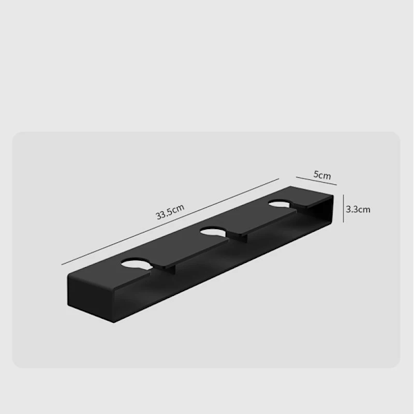 Viinilasi pidike ripustettava viinilasi pidike hyllyn alla muovista teline teline lasi kuivaus säilytys keittiöön vahva black