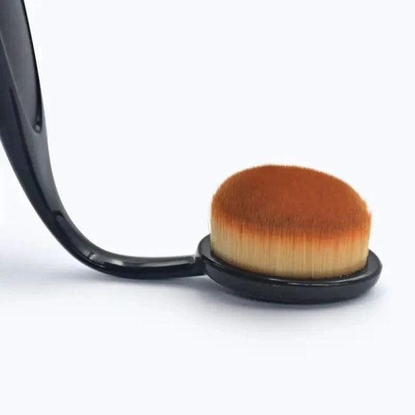 Ett par stor foundationborste Tandborste Form Makeup Sminkverktyg Få snabb jämn applicering av krämer och pulver Cosmnetic 1pcs