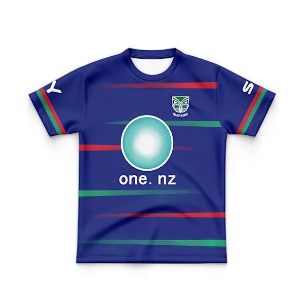 2024 Børn New Zealand Krigere Hjem / Ude / Oprindelige Folk / Kulturarv Uddannelse Rugby Jersey kids 6 S