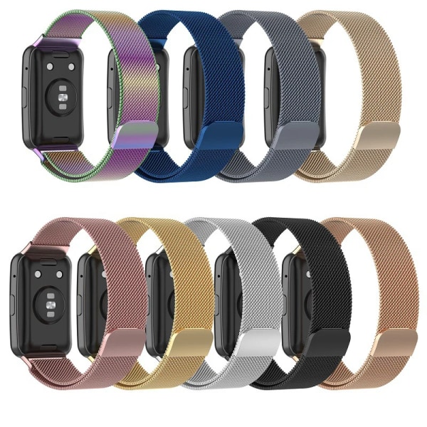 Magnetisk slingband för Huawei Watch Fit 2 remstillbehör rostfritt stål bälte metall correa armband huawei watch fit armband gray for huawei fit 2