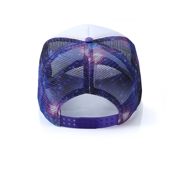 Uusin Hot Sell Starry Sky Sport Caps Sublimation Tom Baseball Caps Summer Mesh Hats Justerbar Hatt För Anpassad Print Logo A Adult Size