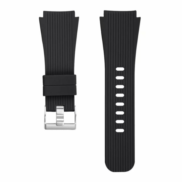 22 mm silikonband för Samsung Galaxy Watch 3 45 mm/Gear S3 Classic/Frontier/Huawei Watch GT 2 3 Pro 46 mm Amazfit GTR/Pace-rem Brown Huawei GT2 46mm