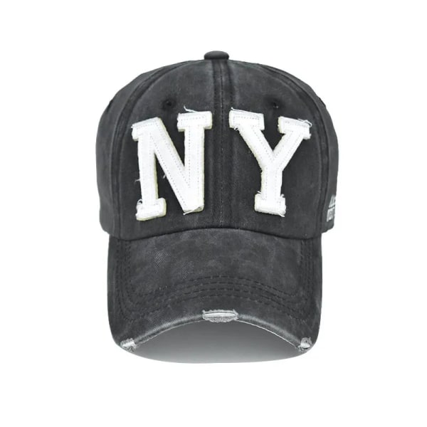 Cap Snapback-hatt Solhatt Vår Höst cap Cap NY bokstav Cap Hip Hop-monterad cap Hattar För män Kvinnor Navy Adjustable