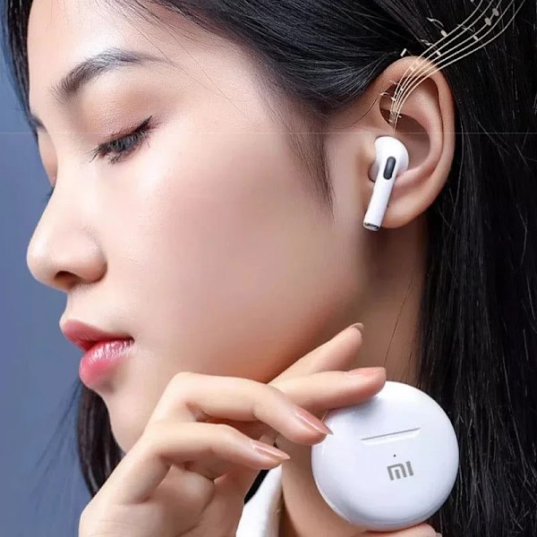 Alkuperäinen Xiaomi Air Pro 6 -kuulokkeet Tws 9D Hifi -kuulokkeet Bluetooth-musiikkikorvanapit Androidille Langattomat Pods-kuulokkeet White