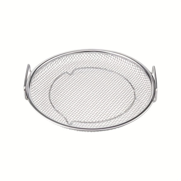 1/2/3/4/5 st, Crisper-korg, Air Fry Crisper-korg, Non-Stick Rund Crisper-bricka med mesh för bakpanna, fettfångare 4pcs