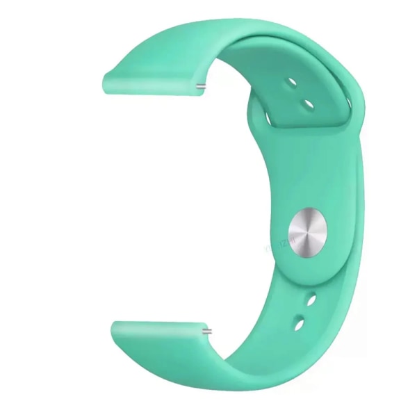 22mm 20mm rem För Samsung Galaxy watch 6/5/4/6 Classic/5 pro/4/Active 2 Silikonarmband Huawei watch GT 4-2-2e-3-3 pro band Mint-Green-8 20mm watch strap