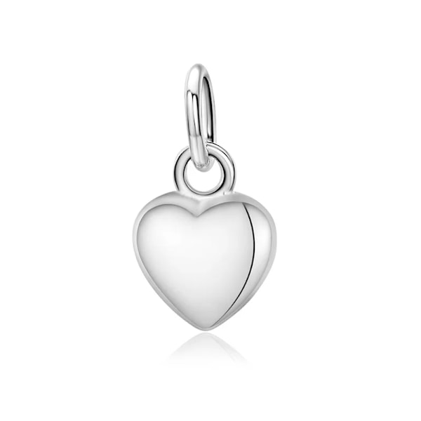 Trustdavis Real 925 Sterling Silver Personality Mode Söt Romantisk Hjärta Charm Hängande Handgjorda Diy Tillbehör Smycken Dz75. WHITE