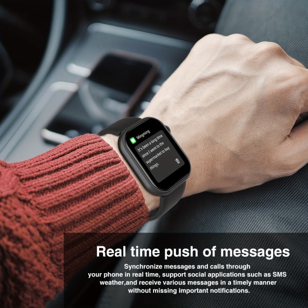 Sport Smart Watch för män och kvinnor, Casual Smartwatch armband för utomhus löpning Fitness Golden Silicone Strap