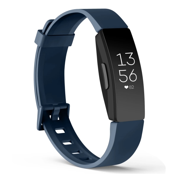 Band för Fitbit Inspire 2 1 Rem Klockband Silikonarmband för Fitbit Inspire HR Band Armbandsbälte Smartwatch Tillbehör Blue Size L