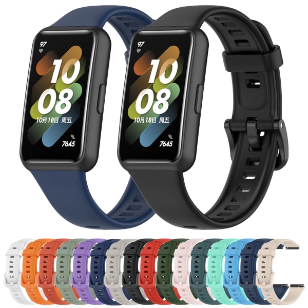 Watch för Huawei Band 7 Tillbehör Smart klockband Ersättningsögla Armband correa armband för Huawei Band 7 orange For Huawei Band 7