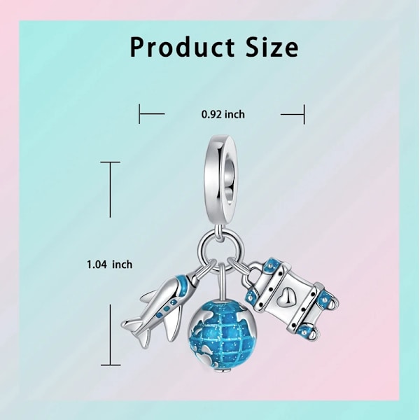 925 Silver Dangle Charms Fit Original Pandora Armband Diy Planet Astronaut Blomster Pärlor För Smycken Göra STC295