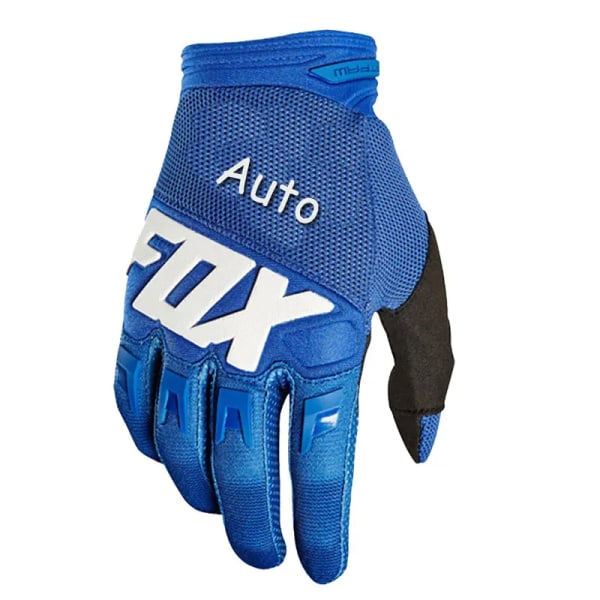 AutoFox Motocross Racing Handskar Herr Rider Offroad MX MTB Mountain Bike Guantes Downhill Full Finger Motorcykel Luvas Handskar Blue---Blue M