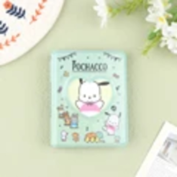 Anime Sanrio Figur Lattice Photo Album 3 Tum Kuromi Melody Cinnamoroll Fotokort Innehavare Binder Kort Idol Foto Samling Bok Pachacco 1