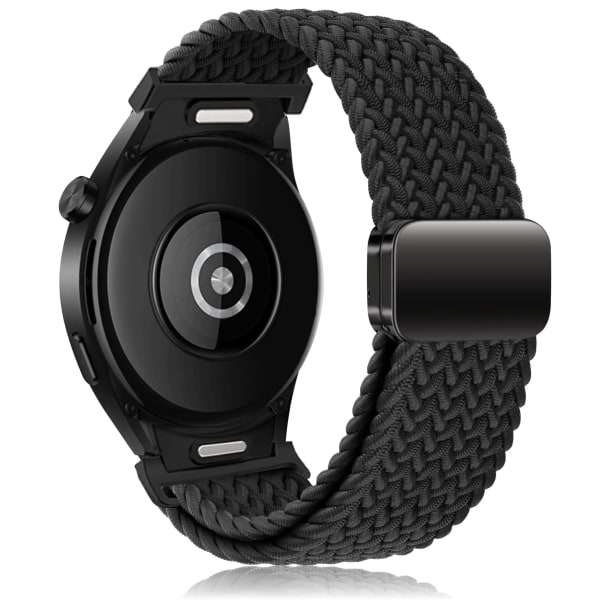 No gap flätat band för Samsung Galaxy Watch 6 4 classic/5 pro 47mm 43mm 44mm 40mm magnetiskt armband Galaxy watch6 watch4-rem black watch 6 40mm 44mm