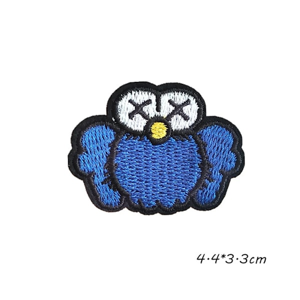 Anime Sesame Street Patchar Cookie Monster Elmo Big Bird Cartoon Strykjärn På Patchar Billiga Broderade Patchar För Broderade Patchar Barnkläder style10